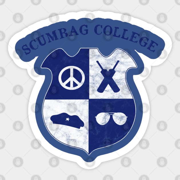 Scumbag College Sticker by Stupiditee